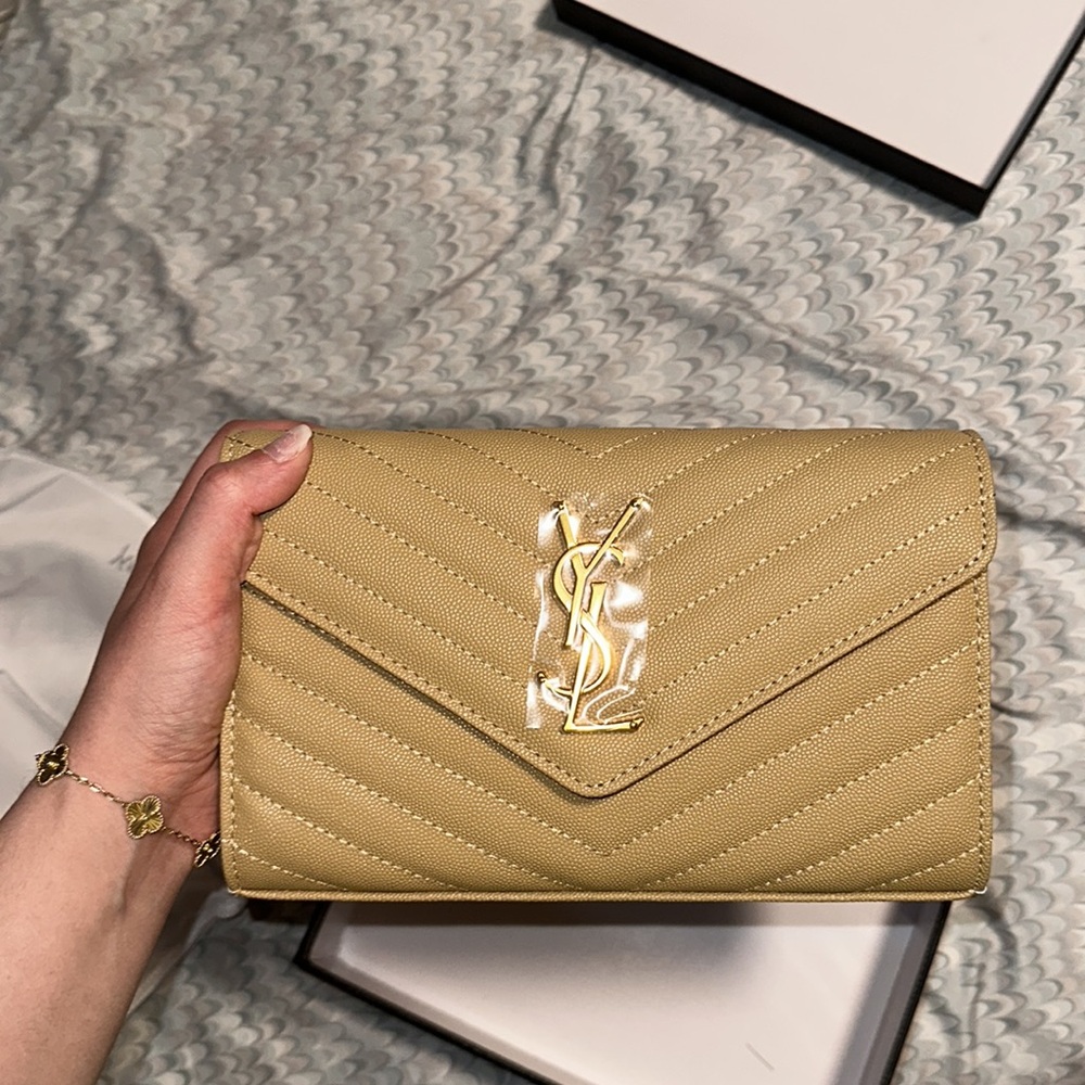 Nude crossbody bag